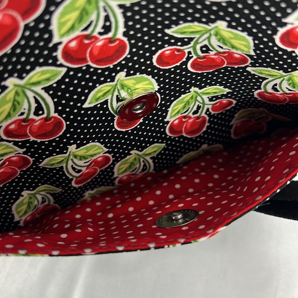 Handmade Cherry Crossbody Bag - Picture 6 of 12